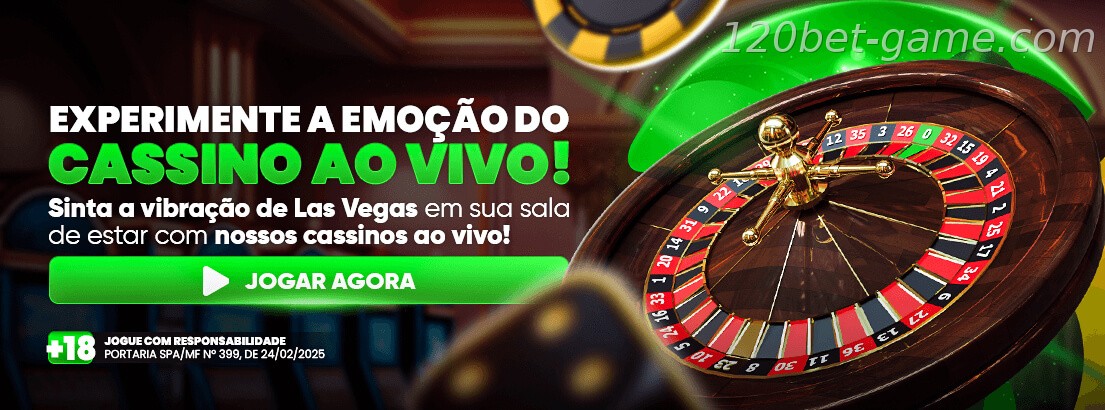 Cassino ao vivo na 120bet