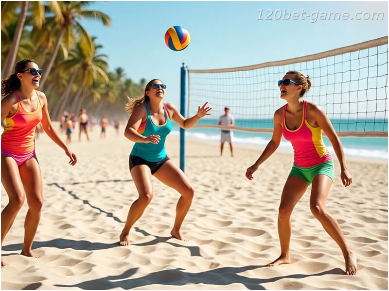 jogando volei