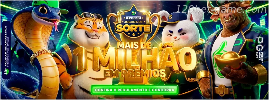 Torneio e jogos de slot na 120bet